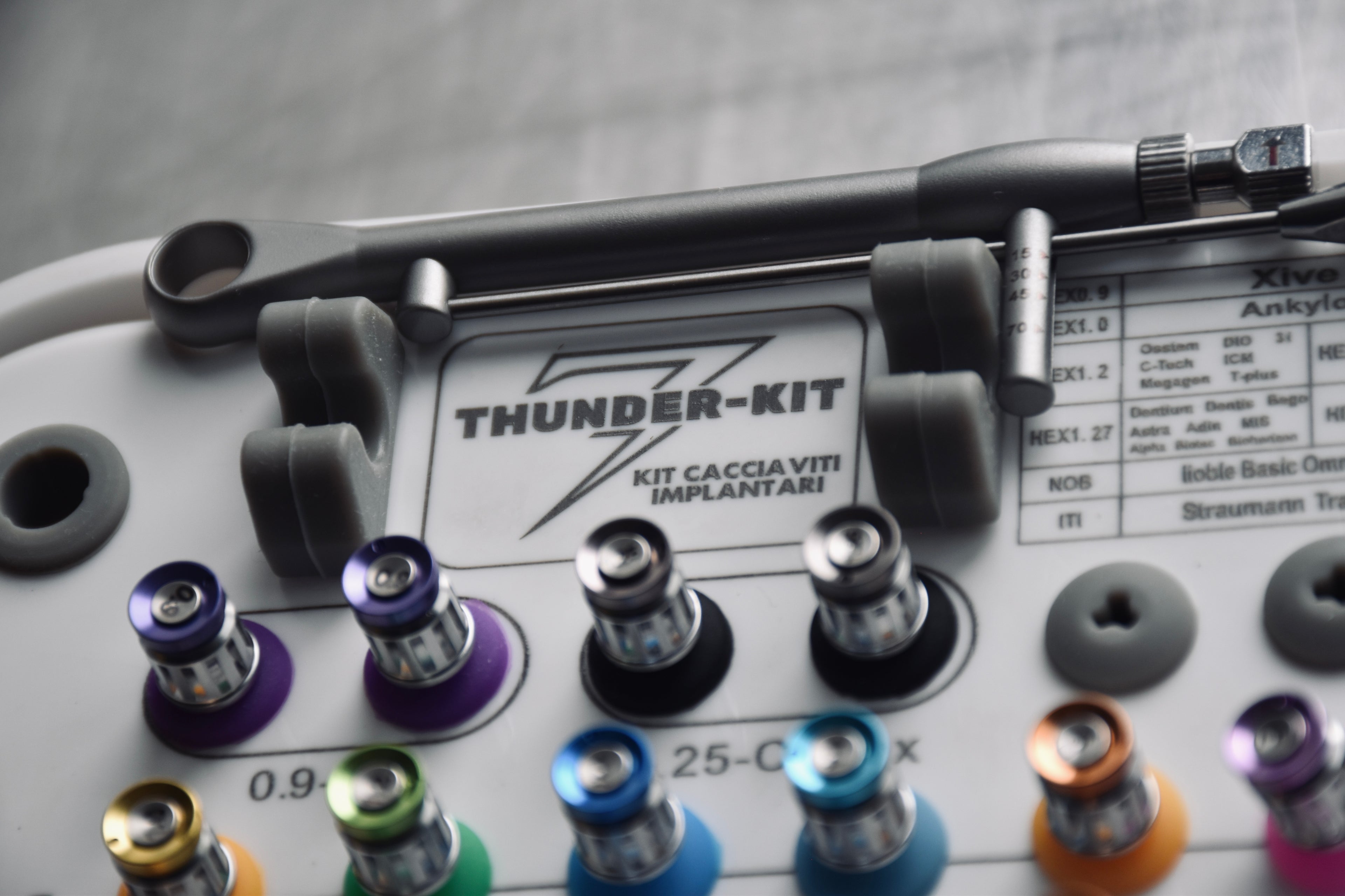 KIT CACCIAVITI IMPLANTARI / THUNDER KIT