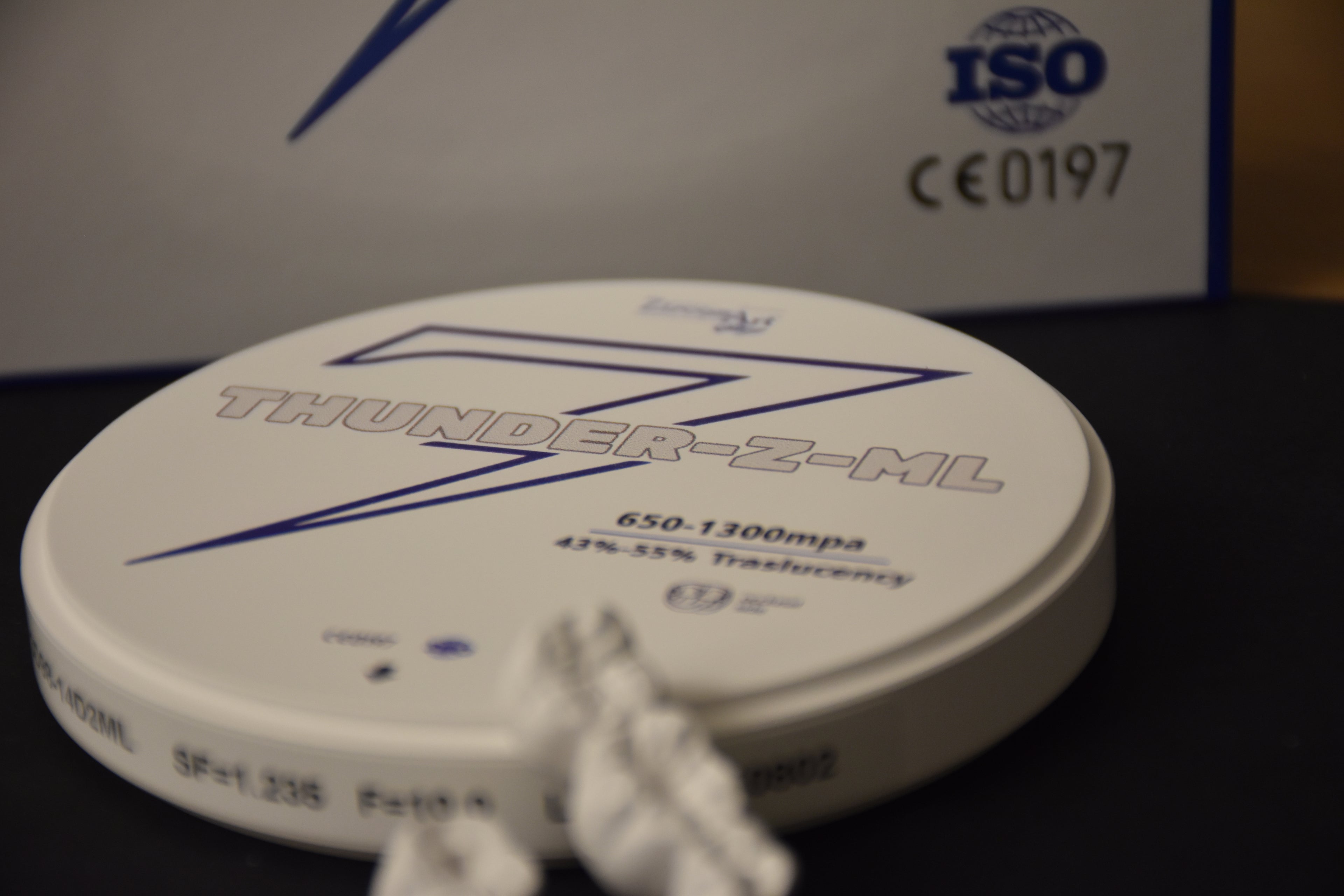 DISCO IN ZIRCONIO THUNDER-Z-ML cad/cam